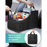 Car Multi-Compartment Organizer: Non-Slip & Spacious, 4-Section Storage for a Tidy Interior