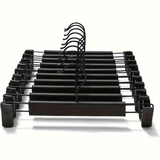 30-Pack Multi-Purpose Adjustable Pant Hangers: Thickened Non-Slip Clips, 360° Rotating Hook, Adjustable Width, Suitable for Organizing and Drying Various Clothes, Towels, and More.