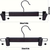 30-Pack Multi-Purpose Adjustable Pant Hangers: Thickened Non-Slip Clips, 360° Rotating Hook, Adjustable Width, Suitable for Organizing and Drying Various Clothes, Towels, and More.