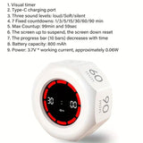 Flip to Start Timing, Efficiency Tool! 7 Presets + Visualized Progress, Gravity Sensor Timer, Universal for Study/Kitchen/Fitness/Baking（BLACK)