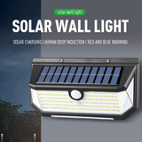 218LED Solar Sensor Wall Light, Smart Light Control, 270° Wide-Angle Illumination, Three Sensing Modes, Energy Saving and Eco-Friendly, No Wiring Installation, Top Choice for Outdoor Security In Australia - Darrahopens