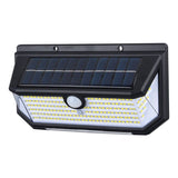 218LED Solar Sensor Wall Light, Smart Light Control, 270° Wide-Angle Illumination, Three Sensing Modes, Energy Saving and Eco-Friendly, No Wiring Installation, Top Choice for Outdoor Security