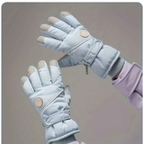 Women's Winter Thick Warm Gloves｜Windproof, Anti-Slip, Touchscreen, Suitable for Skiing, Cycling, and Electric Scooters(pink)