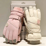 Women's Winter Thick Warm Gloves｜Windproof, Anti-Slip, Touchscreen, Suitable for Skiing, Cycling, and Electric Scooters(BLUE)