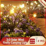 Solar Firefly Wind Light: Charges during the day, glows at night. Sways in the wind like dancing fireflies, lighting up your yard with romance./6 Lamp holder [warm light] is always on In Australia - Darrahopens