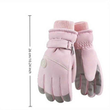Women's Winter Thick Warm Gloves｜Windproof, Anti-Slip, Touchscreen, Suitable for Skiing, Cycling, and Electric Scooters(BLACK)