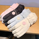 Women's Winter Thick Warm Gloves｜Windproof, Anti-Slip, Touchscreen, Suitable for Skiing, Cycling, and Electric Scooters(BLACK)