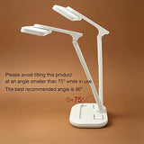 Multifunctional Smart Eye Protection Desk Lamp, integrating lighting, digital display, and storage in one, with multi-angle adjustment, eye-friendly and practical./USB plug-in-dimmable color matching