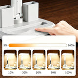 Multifunctional Smart Eye Protection Desk Lamp, integrating lighting, digital display, and storage in one, with multi-angle adjustment, eye-friendly and practical./USB plug-in-dimmable color matching