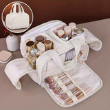 Travel Toiletry & Makeup Bag – Large Capacity Organiser Wash Bag with Compartments(YELLOW)