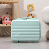 14 Inch Mini Makeup Case, Lightweight Cosmetic Travel Bag with Shoulder Strap & Zipper Closure(pink)