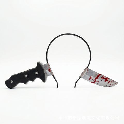 Captain Jack Inspired Plug Dagger Headband: Safe and Lightweight PET Material, Classic Dual-Blade Design, Upgraded Sturdy Build, a Must-Have Pirate Accessory for Cosplay and Parties!/black In Australia - Darrahopens