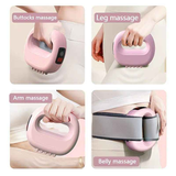 1PC Multifunctional 5-Speed Massage Ring: Mini Fascia Gun, Universal for Whole Body Waist and Back, Essential for Fat Burning and Fitness Relaxation./pink In Australia - Darrahopens