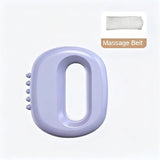1PC Multifunctional 5-Speed Massage Ring: Mini Fascia Gun, Universal for Whole Body Waist and Back, Essential for Fat Burning and Fitness Relaxation./pink