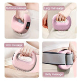 1PC Multifunctional 5-Speed Massage Ring: Mini Fascia Gun, Universal for Whole Body Waist and Back, Essential for Fat Burning and Fitness Relaxation./violet