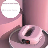 1PC Multifunctional 5-Speed Massage Ring: Mini Fascia Gun, Universal for Whole Body Waist and Back, Essential for Fat Burning and Fitness Relaxation./violet