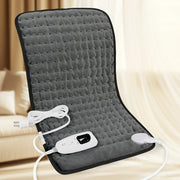 purple This large heating pad (24" x 12") features 6 temperature levels and 4 timer settings, with rapid heating and auto-off functions. It is portable, machine-washable, and suitable for the neck, back, legs, abdomen, and knees—an ideal gift for holidays