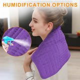 Dark blue This large heating pad (24" x 12") features 6 temperature levels and 4 timer settings, with rapid heating and auto-off functions. It is portable, machine-washable, and suitable for the neck, back, legs, abdomen, and knees—an ideal gift for holid