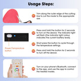 Rechargeable Heated Insoles with Bluetooth APP Control – 3 Heat Settings (40–60°C), Trim-to-Fit, 3000mAh Battery | NEW ARRIVAL(NO: L)