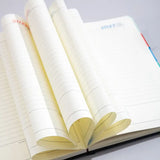 2027 A5 Vintage Annual Planner | Daily Planning + Weekly & Monthly Notes, Academic Style Faux Leather Cover, Efficient Time Management(BLUE)