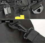 T60 Upgraded Sports Bag: Wet-Dry Separation + Independent Shoe Compartment, Large Capacity, Multiple Carry Options – A Must-Have for Travel./White characters on black background