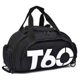 T60 Upgraded Sports Bag: Wet-Dry Separation + Independent Shoe Compartment, Large Capacity, Multiple Carry Options – A Must-Have for Travel./BLUE