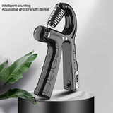Adjustable Heavy-Duty Grip Strengthener with Counter, 10-100kg – Powerful Forearm and Wrist Builder for Complete Muscle Training & Strength Conditioning(GREY+BLACK)