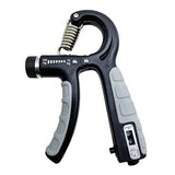 Adjustable Heavy-Duty Grip Strengthener with Counter, 10-100kg – Powerful Forearm and Wrist Builder for Complete Muscle Training & Strength Conditioning(BLACK)