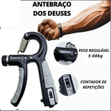 Adjustable Heavy-Duty Grip Strengthener with Counter, 10-100kg – Powerful Forearm and Wrist Builder for Complete Muscle Training & Strength Conditioning(Macalan)