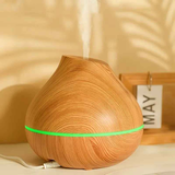 Wood Grain Aroma Humidifier, Energy-Saving Fragrance Spray, Seven-Color Ambient Light, Smart Timer, Quiet Humidification, Perfect Home SPA Companion In Australia - Darrahopens