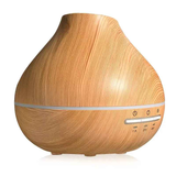 Wood Grain Aroma Humidifier, Energy-Saving Fragrance Spray, Seven-Color Ambient Light, Smart Timer, Quiet Humidification, Perfect Home SPA Companion In Australia - Darrahopens