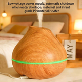 Wood Grain Aroma Humidifier, Energy-Saving Fragrance Spray, Seven-Color Ambient Light, Smart Timer, Quiet Humidification, Perfect Home SPA Companion In Australia - Darrahopens