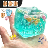 Slow Rise Squishy Toy Starfish Ocean Island Maltose Style Soft Slow Rebound Stress Relief Fidget Sensory Toy 3cm Cute Kawaii Desk Decor
