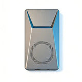 Zinc Alloy Cyber Pusher Click Coin, Mini Metal Fingertip Stress Reliever, EDC Crisp Click Sound Office Desk Toy(khaki)