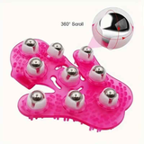 "Palm Nine-Ball Massager" – One Roll Relieves Fatigue, Full Relaxation for Neck, Shoulders, Legs and Feet. Take It Anywhere at Home or Work. A New Essential for Healthy Living.(purple)