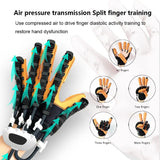 Upgraded Rehabilitation Training Glove, Mirror Training with Independent Single Finger Control, 9-Level Adjustable Force, Wireless Portable with Smart Memory – A Great Helper for Hand Function Recovery./Right hand M code (glove+host+mirror)