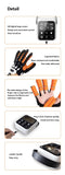 Upgraded Rehabilitation Training Glove, Mirror Training with Independent Single Finger Control, 9-Level Adjustable Force, Wireless Portable with Smart Memory – A Great Helper for Hand Function Recovery./Right hand M code (glove+host+mirror)