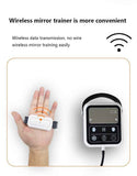 Upgraded Rehabilitation Training Glove, Mirror Training with Independent Single Finger Control, 9-Level Adjustable Force, Wireless Portable with Smart Memory – A Great Helper for Hand Function Recovery./Left-handed L code (glove+host+mirror)