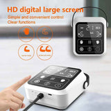 Upgraded Rehabilitation Training Glove, Mirror Training with Independent Single Finger Control, 9-Level Adjustable Force, Wireless Portable with Smart Memory – A Great Helper for Hand Function Recovery./Right hand L code (glove+host+mirror)