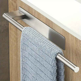 Stainless steel drill-free towel bar, rust-proof and durable, strong adhesive installation, super convenient for hanging towels in bathroom and kitchen../inherent In Australia - Darrahopens