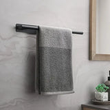 Stainless steel drill-free towel bar, rust-proof and durable, strong adhesive installation, super convenient for hanging towels in bathroom and kitchen../inherent