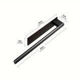 Stainless steel drill-free towel bar, rust-proof and durable, strong adhesive installation, super convenient for hanging towels in bathroom and kitchen../inherent