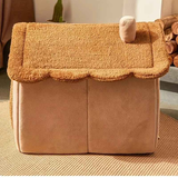 1 Pet Bed House for Cats, Detachable and Washable Cat House, Soft and Warm Winter Cat Bed, Small Dog Cave Nest( NO: S)