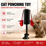 Cat Boxing Toy – Suction Cup Stays Secure, Height Adjustable, Unleash Natural Instincts for Happy Exercise Every Day.