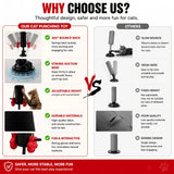 Cat Boxing Toy – Suction Cup Stays Secure, Height Adjustable, Unleash Natural Instincts for Happy Exercise Every Day.