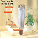 6-in-1 Beauty Device with Hot & Cold Therapy, Red/Blue Light, 3 Intensity Levels & Magnetic Dock. Deep cleansing & firming for daily skincare./WHITE