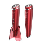 6-in-1 Beauty Device with Hot & Cold Therapy, Red/Blue Light, 3 Intensity Levels & Magnetic Dock. Deep cleansing & firming for daily skincare./RED