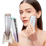 6-in-1 Beauty Device with Hot & Cold Therapy, Red/Blue Light, 3 Intensity Levels & Magnetic Dock. Deep cleansing & firming for daily skincare../Starry blue