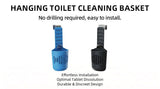 2PCS Hanging Toilet Cleaning Basket: No Drilling Required, Easy Installation, Automatic Cleaning with Every Flush, Long-Lasting Stain Removal, Deodorizing, and Fresh Fragrance/blue