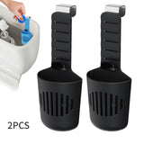 2PCS Hanging Toilet Cleaning Basket: No Drilling Required, Easy Installation, Automatic Cleaning with Every Flush, Long-Lasting Stain Removal, Deodorizing, and Fresh Fragrance/black